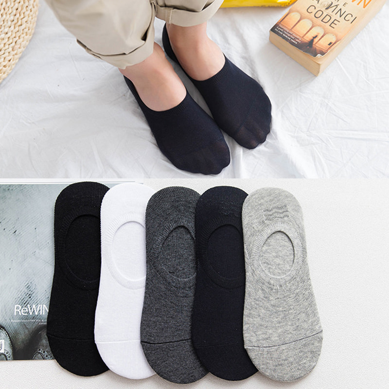 Men's Round Mouth Ship Socks Set