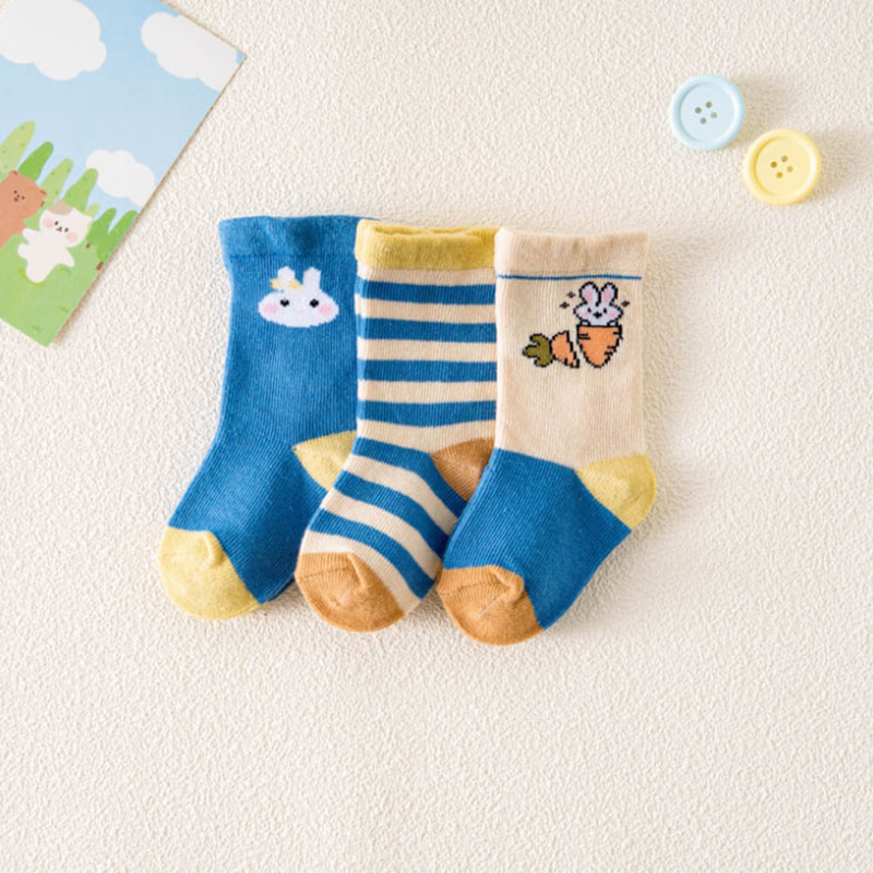 Children's Socks, Tube Socks, Baby Cotton Socks, Boys' and Girls' Baby Socks, Spring and Autumn Baby Socks