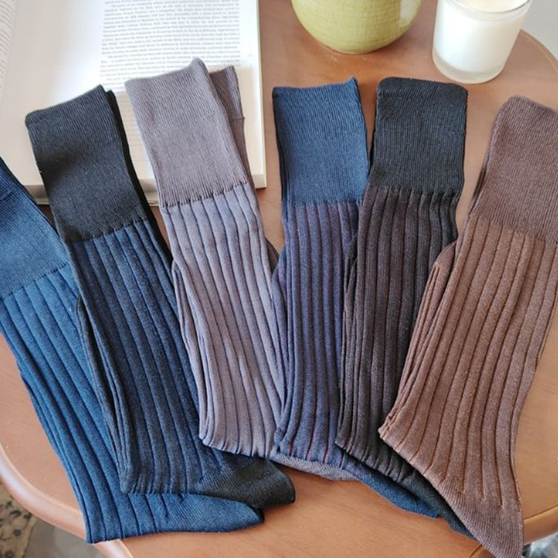 Double Needle Business Football Socks