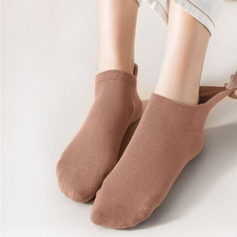 Men's Short Socks With Fake Heels