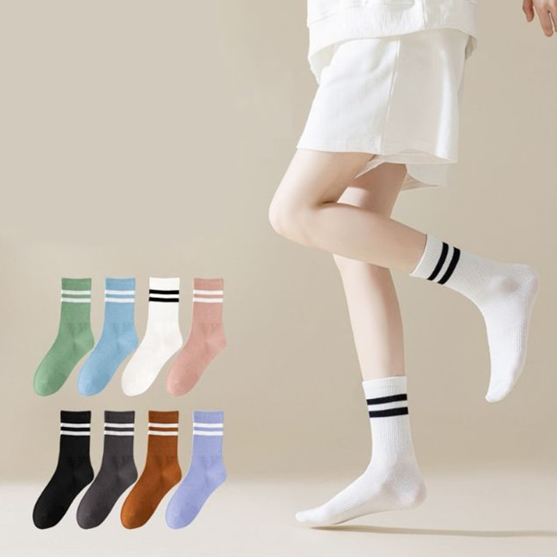 Spring and Autumn Yoga Exercise Fitness Cotton Socks Women's Middle Socks