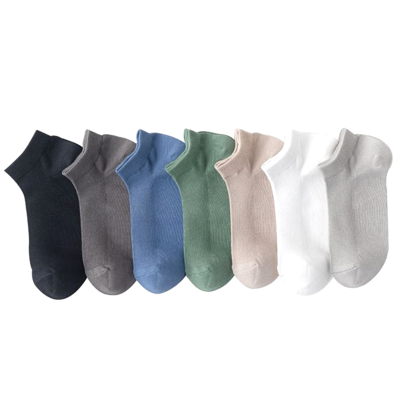 Summer Pure Cotton Mesh Men's Socks