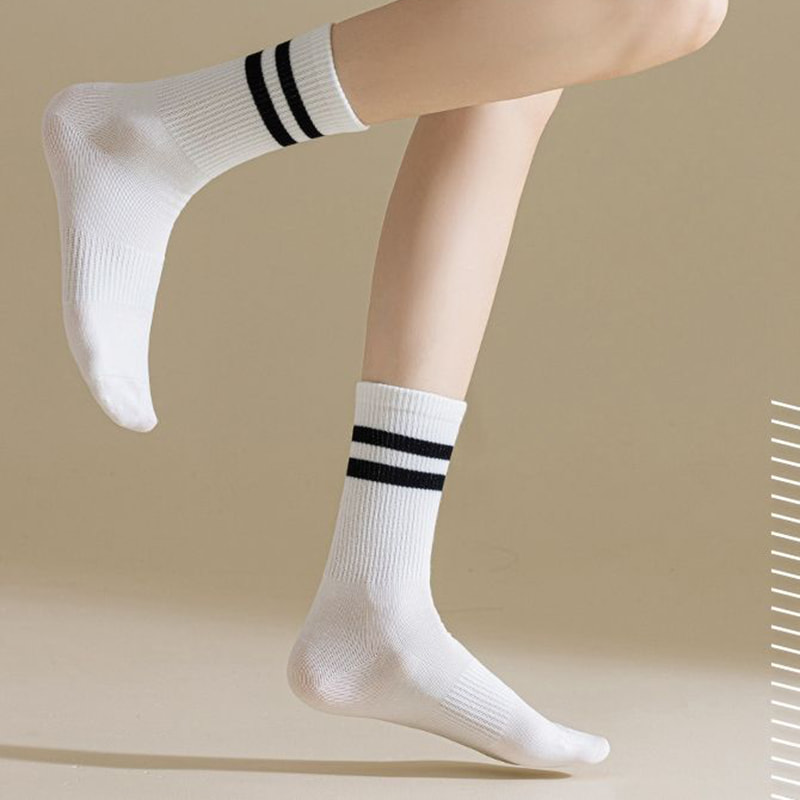 Spring and Autumn Yoga Exercise Fitness Cotton Socks Women's Middle Socks