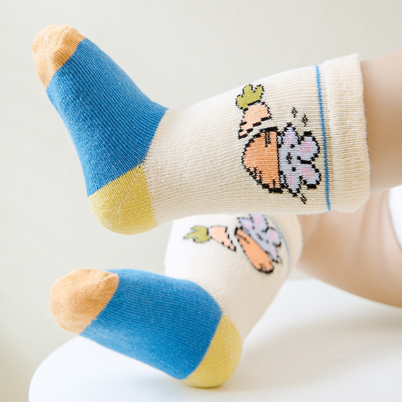 Children's Socks, Tube Socks, Baby Cotton Socks, Boys' and Girls' Baby Socks, Spring and Autumn Baby Socks